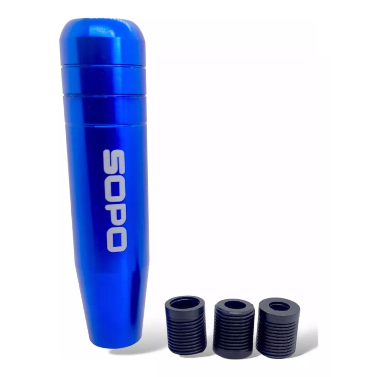 GENERICO - Pomo Palanca De Cambio  Adaptadores Universales azul 13cm