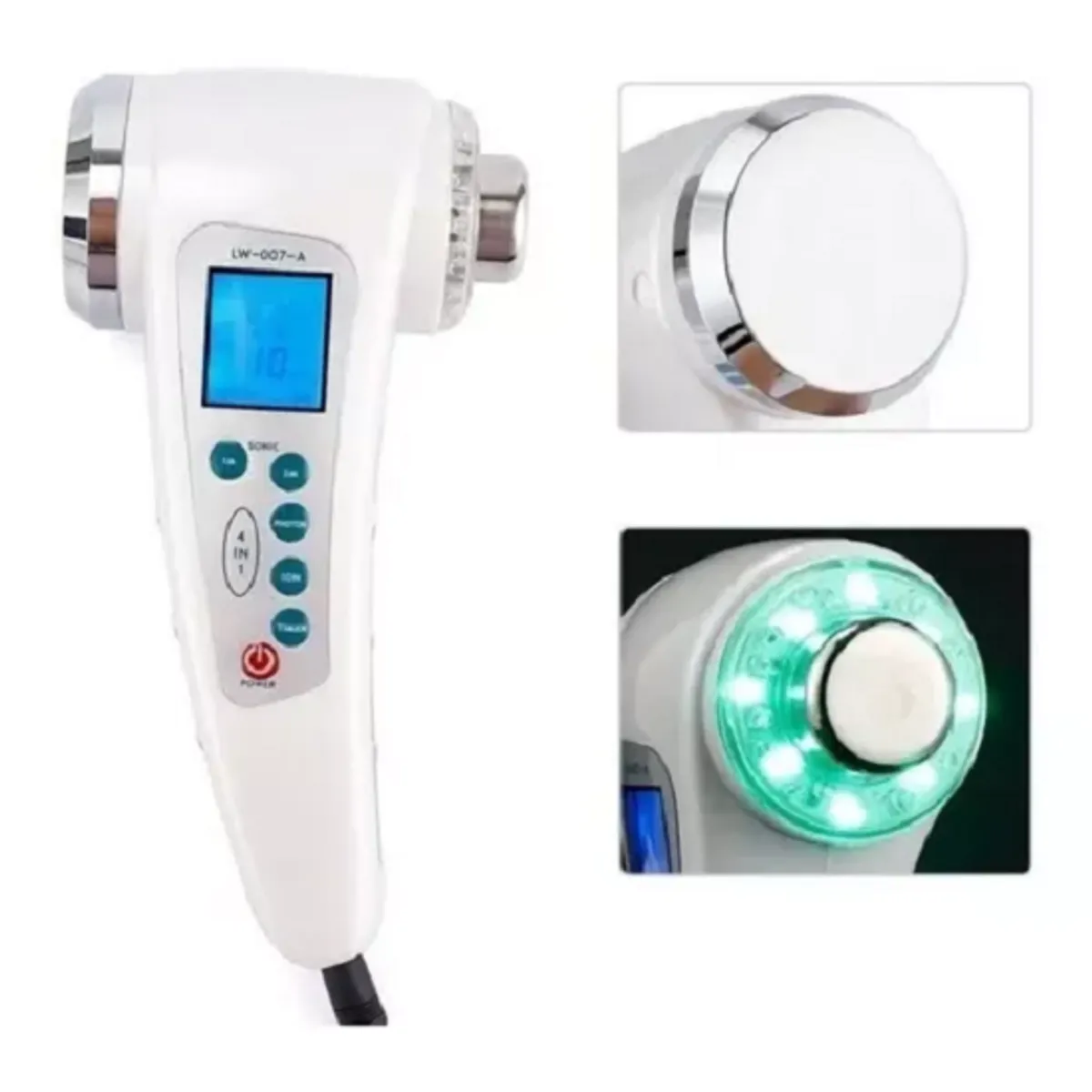 GENERICO - Ultrasonido 1 Y 3 Mhz, Luz Led 7 En 1, Foton + Flex