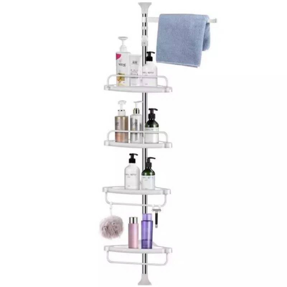 ACTUAL - Organizador Esquinero Para Baño Altura Regulable