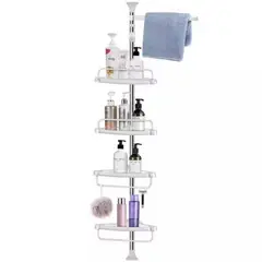 ACTUAL - Organizador Esquinero Para Baño Altura Regulable