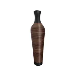 GENERICO - Florero Jarron Decorativo Florero Tejido Moderno 100cm M16