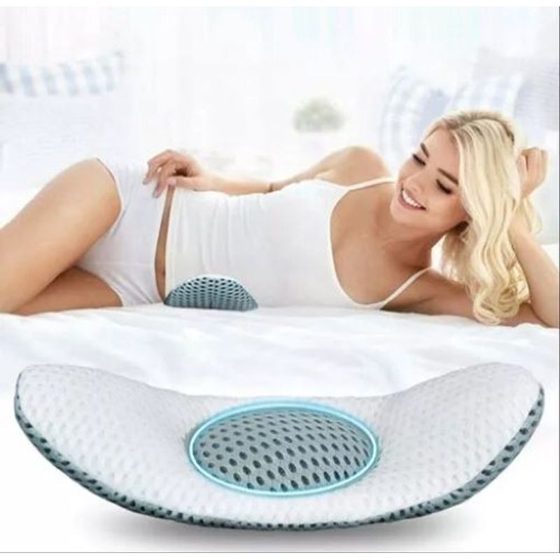GENERICO - Almohada Lumbar Ortopédica Columna Lumbar Soporte Dormir.