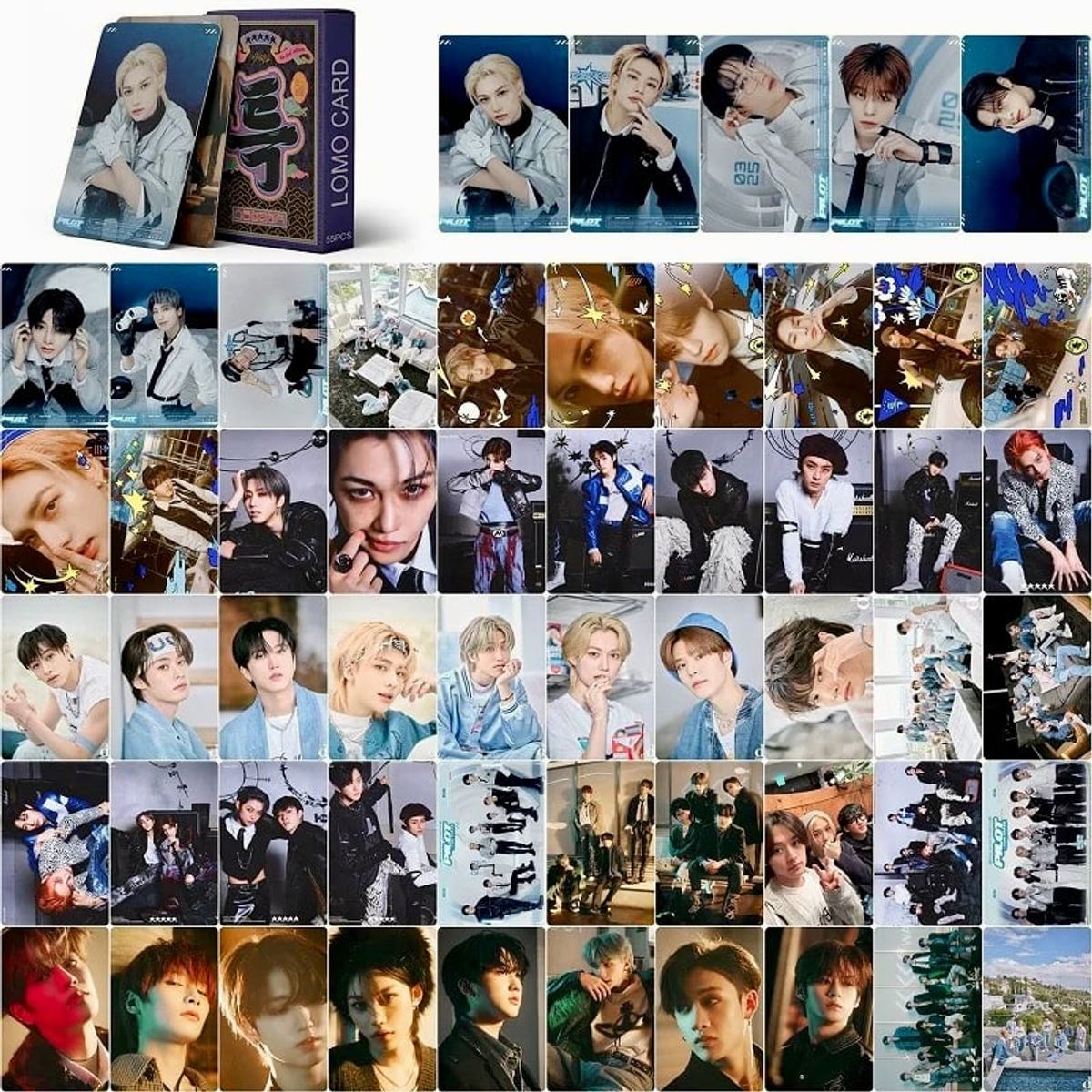 GENERICO - Photocards Kpop Stray Kids 5 Star (set 55 photocards)