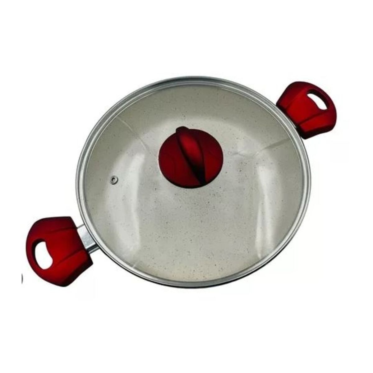 GENERICO - CACEROLA ANTIADHERENTE MARMOLEADA 20CM