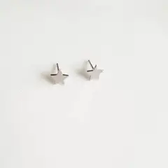 JOYAS VALDES GARCIA - Aro estrella chica plata