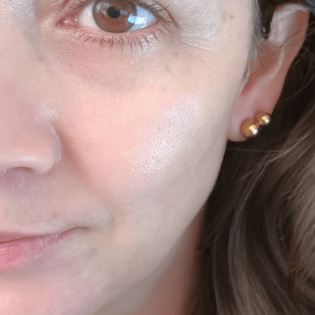 ELBAULDEJUMA - Aros esfera hipoalergénicos 7mm chapados en oro 18kl