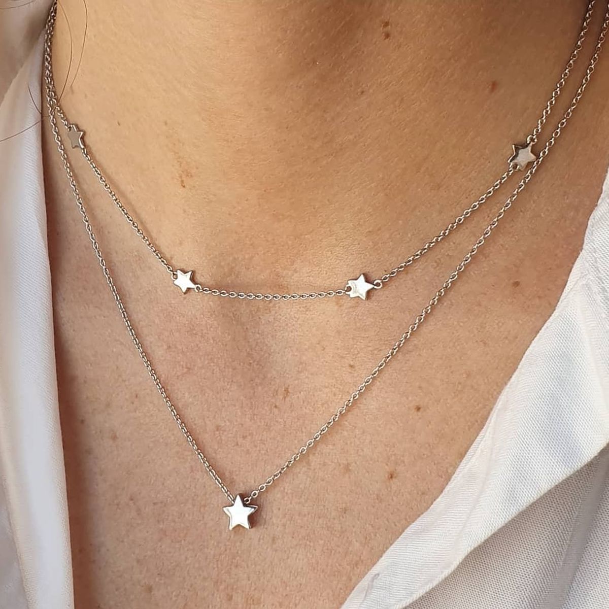 JOYAS VALDES GARCIA - Collar con varias estrellas