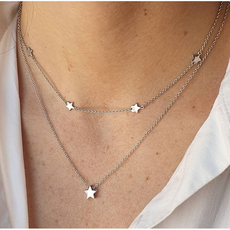 JOYAS VALDES GARCIA - Collar con varias estrellas