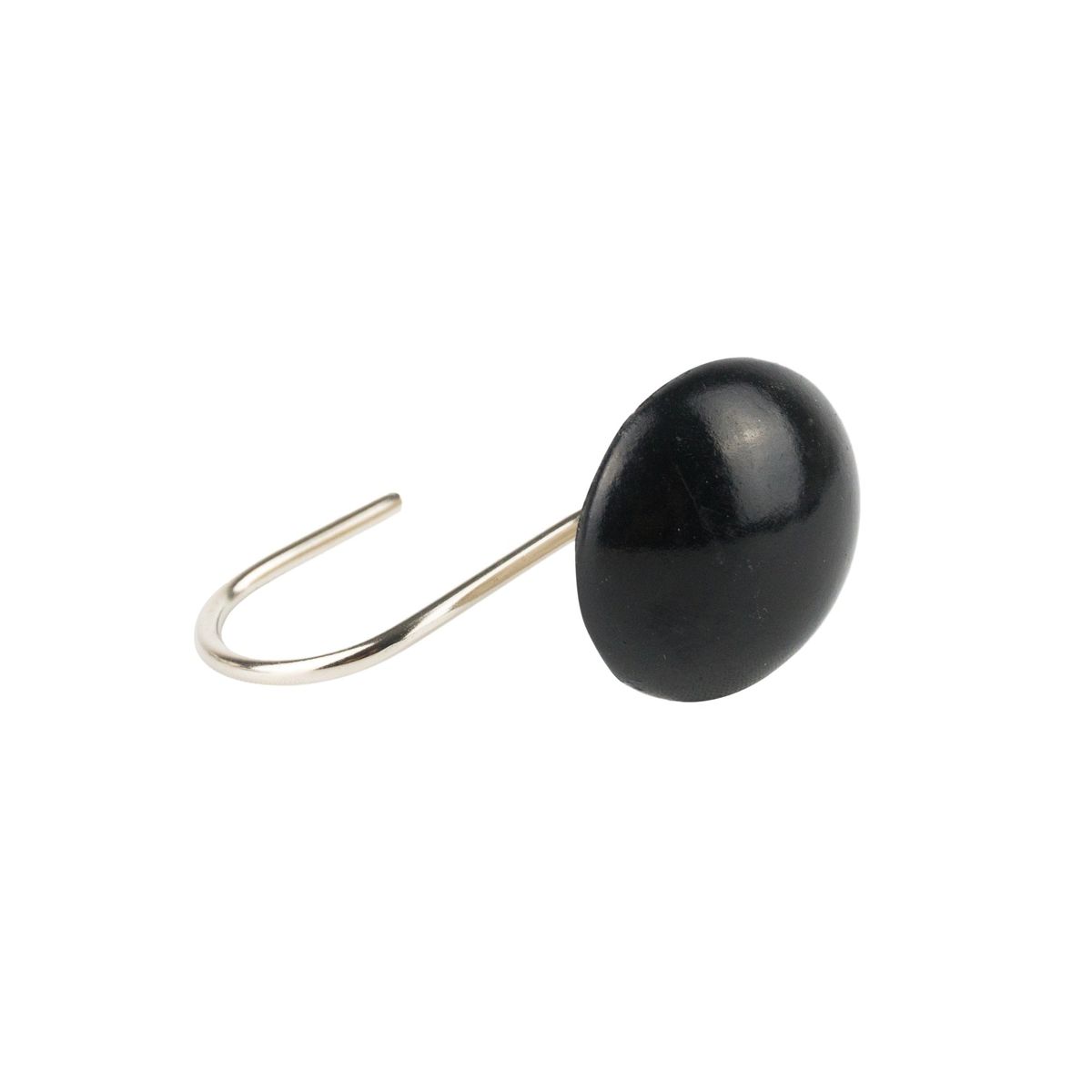 DECO EXPRESS - Set Ganchos Poliresina Negro