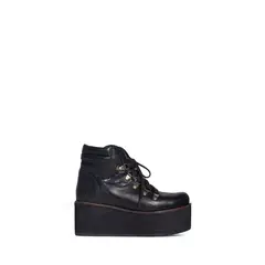 VANESSA GIL - BOTIN DE CUERO JOSEFA BLACK