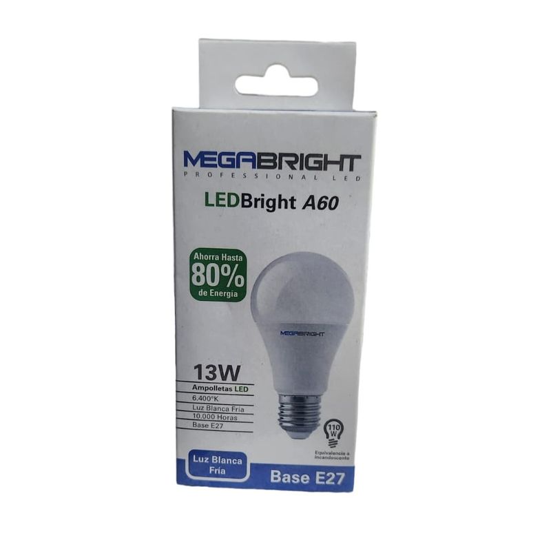 MEGABRIGHT - Ampolleta Led 13 W Luz Fría