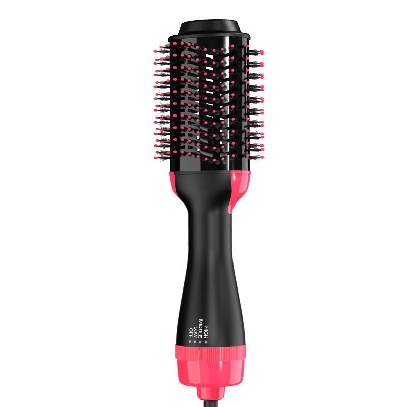 DANWEILE - 2-en-1  Secado con aire caliente peine para el cabello liso