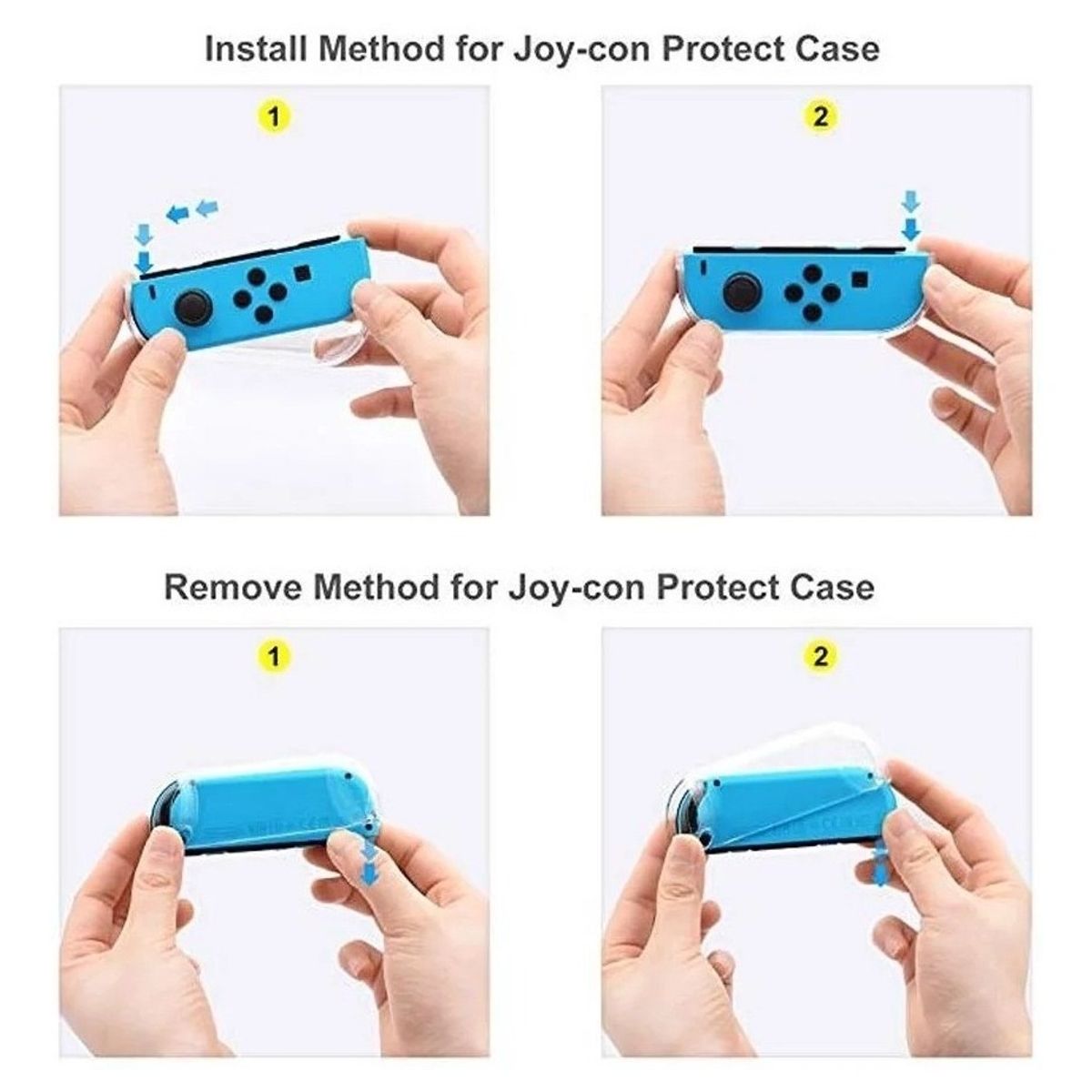 GENERICO - Carcasa Protector Transparente Para Nintendo Switch