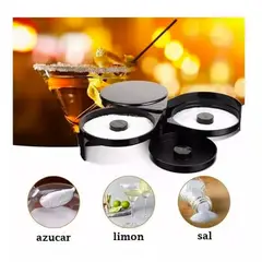 MUNDO MAGIA - Escarchador Orillador Copas Sal Azúcar Limón Margaritas Bar