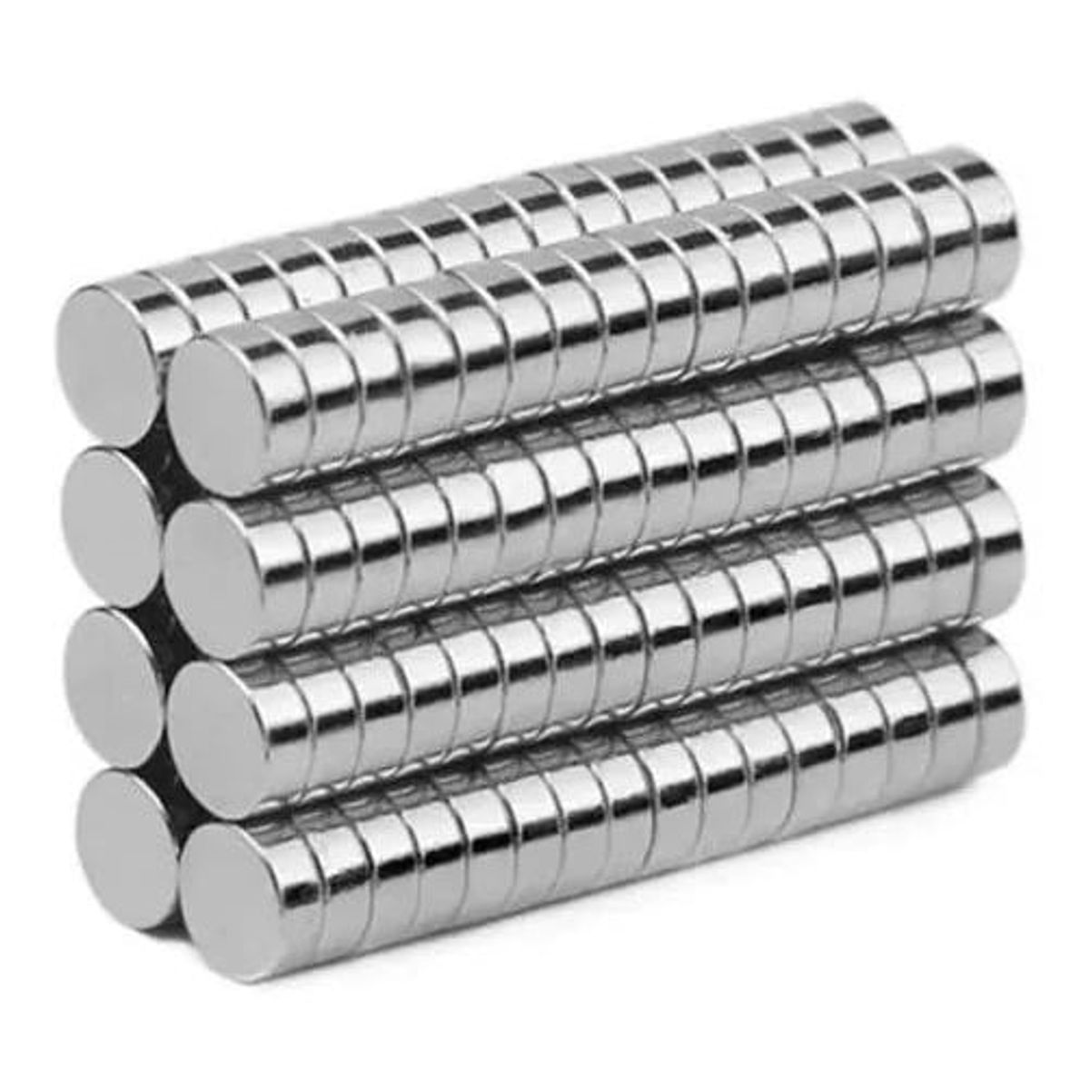 KUANGYE - Iman Neodimio 6 X 2 Mm Paquete 50 Unidades