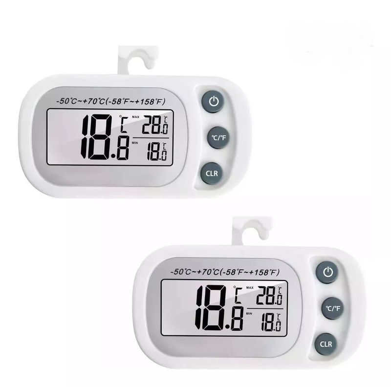 KUANGYE - 2pcs Termómetro Para Heladera Digitales Para Cocina