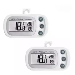 KUANGYE - 2pcs Termómetro Para Heladera Digitales Para Cocina