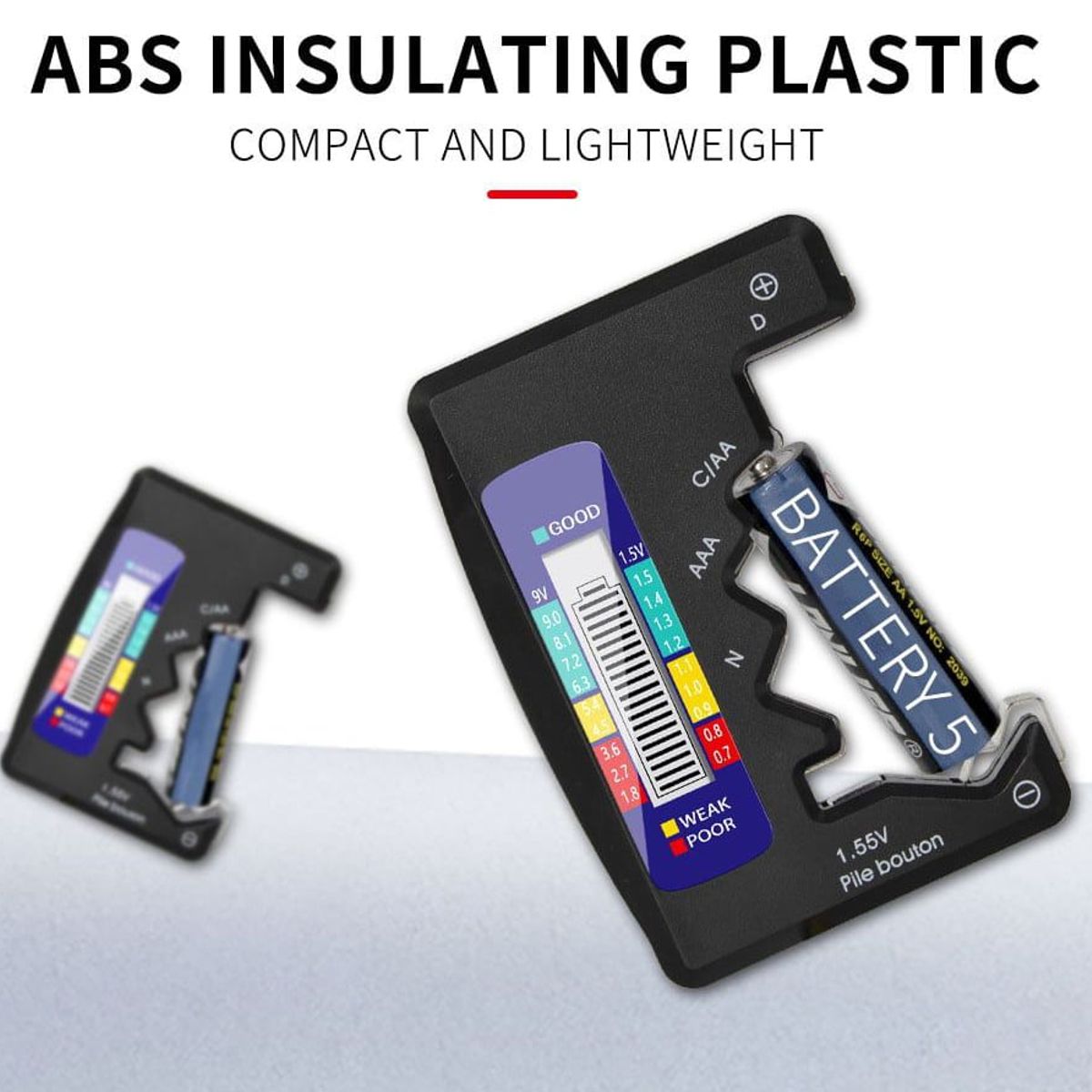 KUANGYE - Tester Digital Probador Para Pilas Baterias
