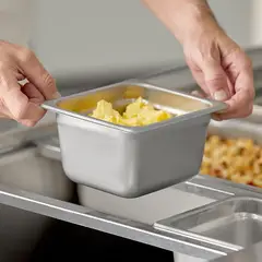 GENERICO - Bandeja Con Tapa Gastronómico de Acero para Cocina