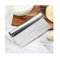 GENERICO - Scraper Cortador De Masa Con Regla 21cm Cocina Reposteria
