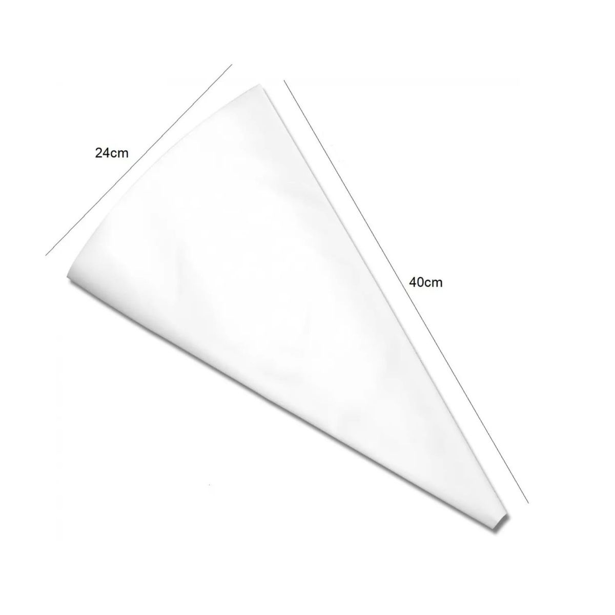GENERICO - Manga Pastelera Reutilizable Tela 40cm Profesional Reposteria