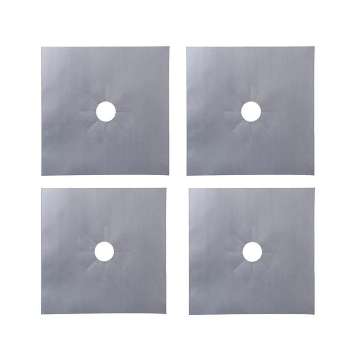 GENERICO - Set 12 Laminas Protectoras 27cm Cocina Aluminio Desechables