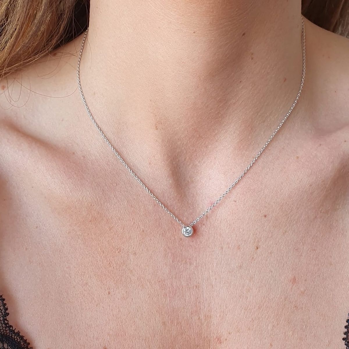 JOYAS VALDES GARCIA - Collar con punto de luz