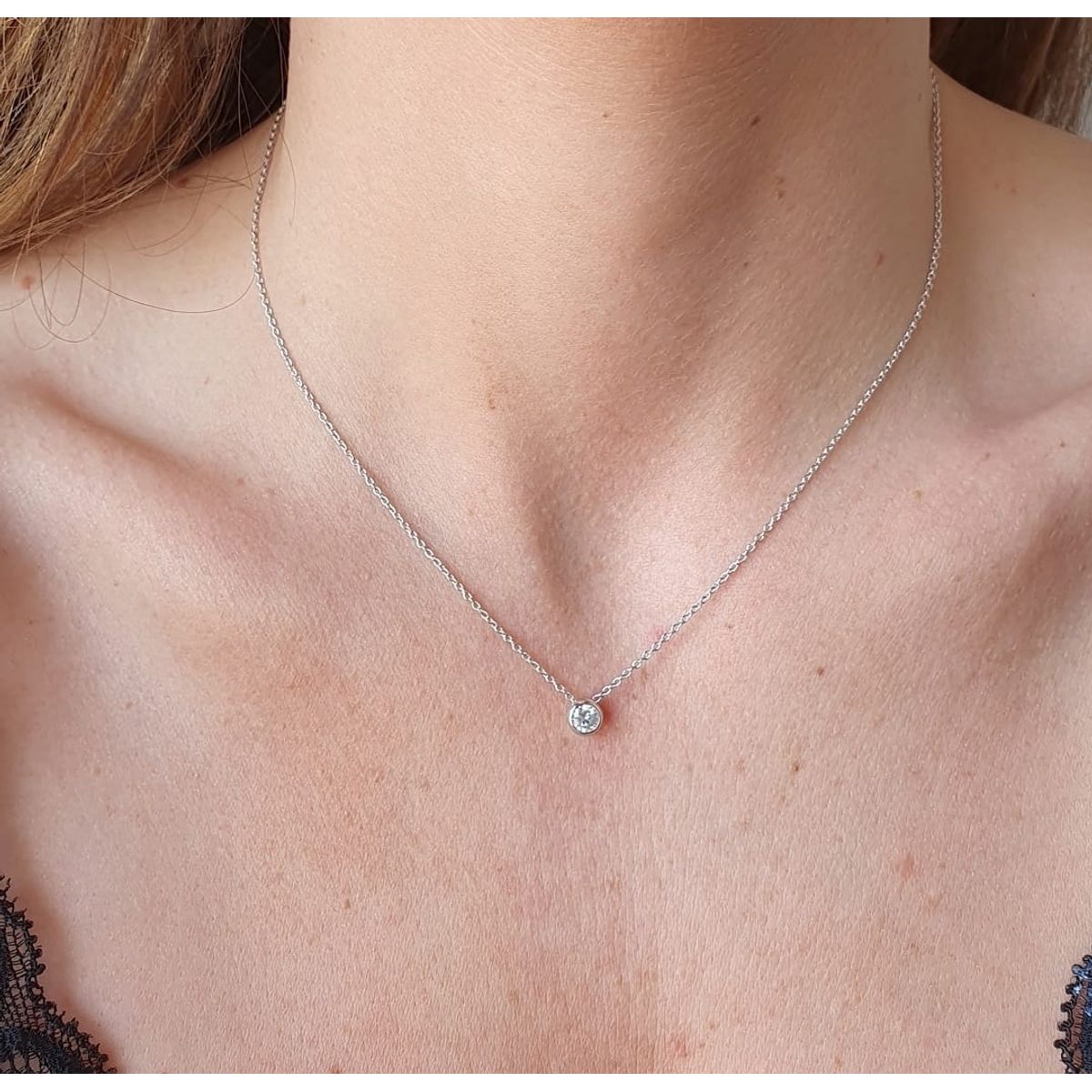 JOYAS VALDES GARCIA - Collar con punto de luz