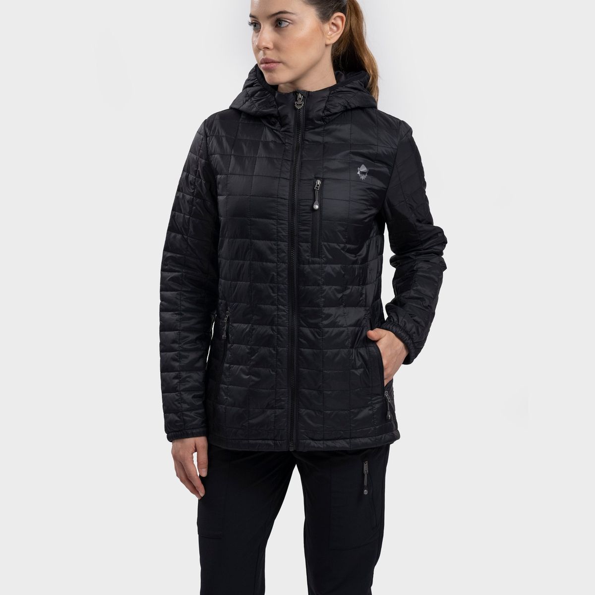 GNOMO - Chaqueta Eco Alner Mujer Black Gnomo