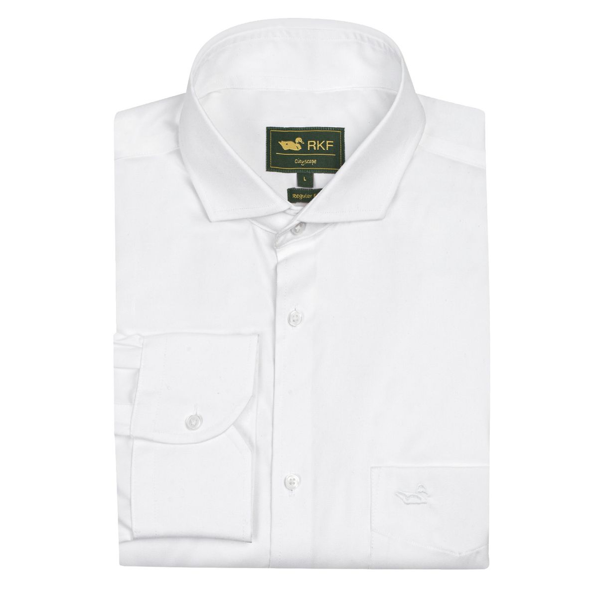 ROCKFORD - Camisa Casual Easylife Hombre Solid Blanco ROCKFORD