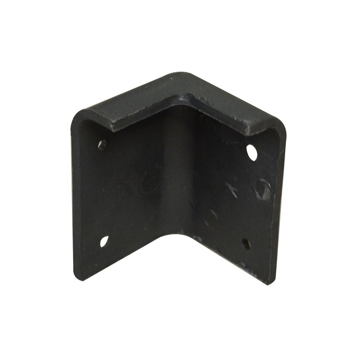 MEKSE - ESQUINERO PLASTICO RECTO GRANDE NEGRO