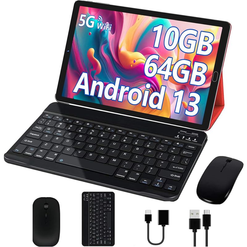 GOODTEL - Tablet Goodtel Android 13 G2 101 64GB Roja 10GB RAM 20Ghz WIFI 5G.
