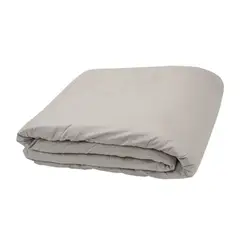 VERKEN - Manta Pesada + Cobertor / 2 Plazas/Queen - 8 Kg - Gris Piedra