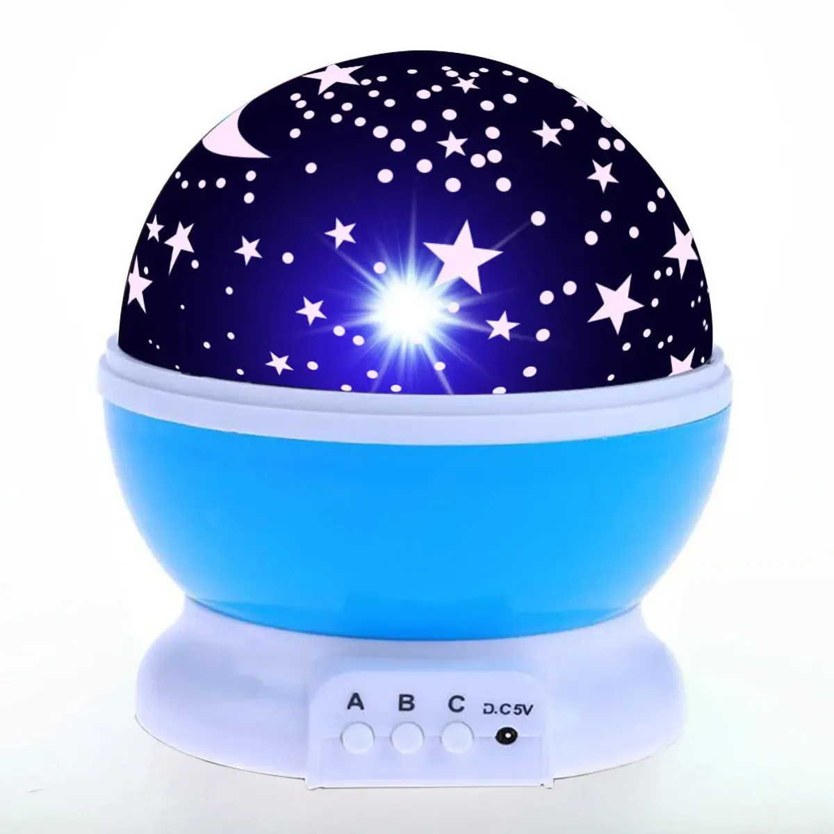GENERICO - Proyector espantacuco de Cielo Estrellado luz LED Azul