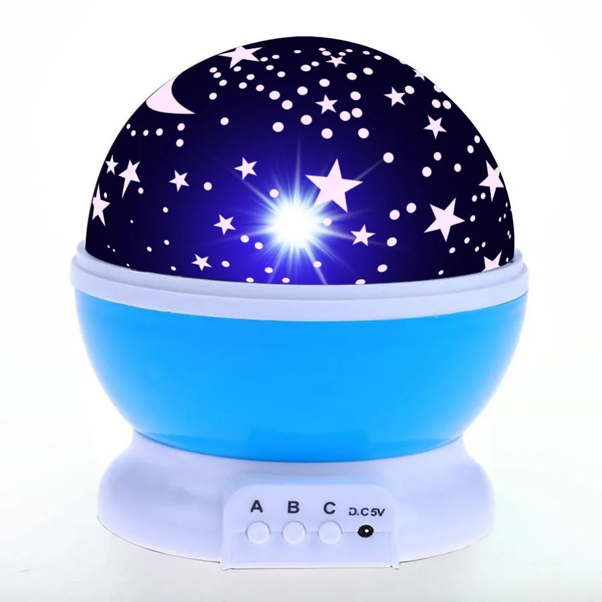 GENERICO - Proyector espantacuco de Cielo Estrellado luz LED Azul