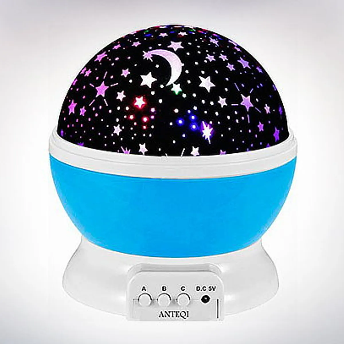 GENERICO - Proyector espantacuco de Cielo Estrellado luz LED Azul