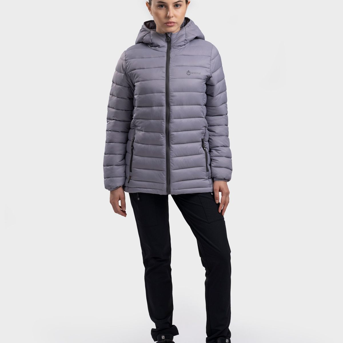 GNOMO - Chaqueta Hoodie Eco Padwi Mujer Lilac Gnomo