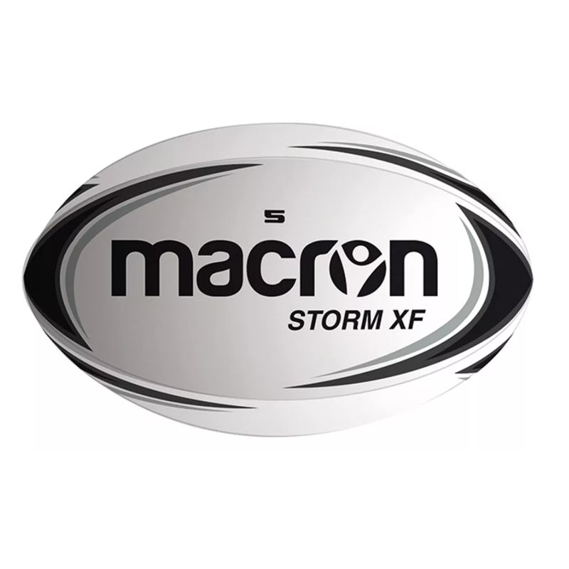 GENERICO - Balón De Rugby Macron Storm Xf Entrenamiento Blanco-negro