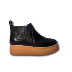VANESSA GIL - BOTIN DE CUERO MILENA CREPE