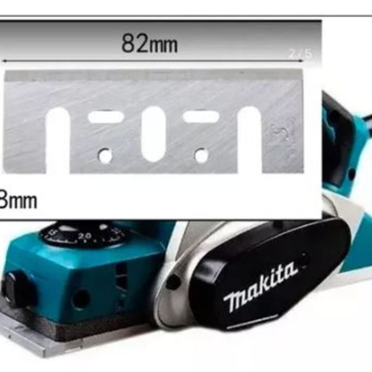 MAKITA - Cuchillo Cepillo 82mm Carburo Tungsteno
