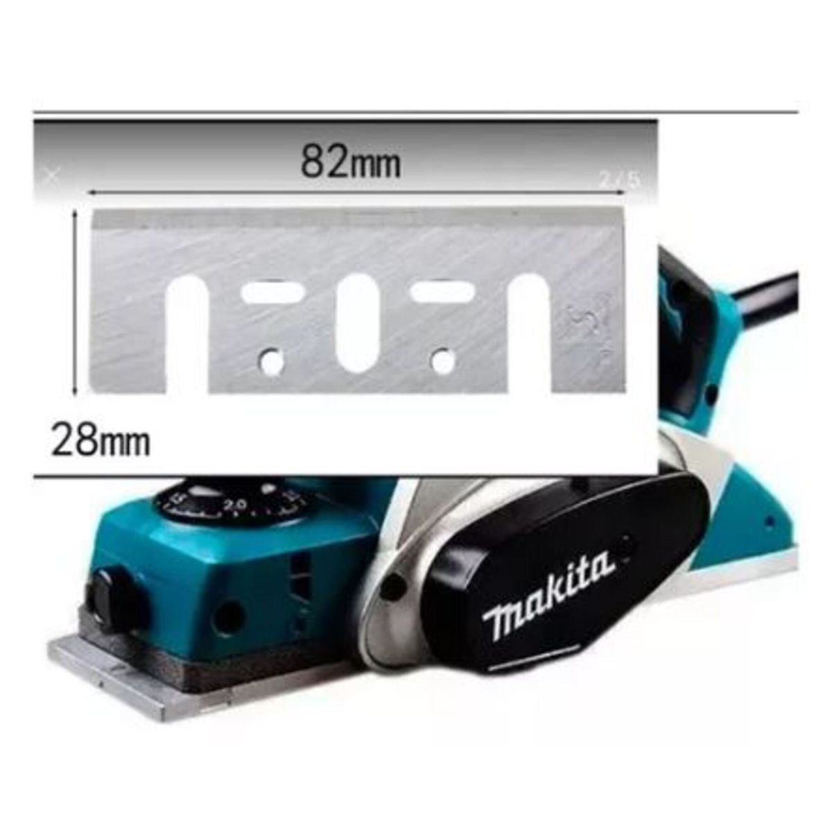 MAKITA - Cuchillo Cepillo 82mm Carburo Tungsteno