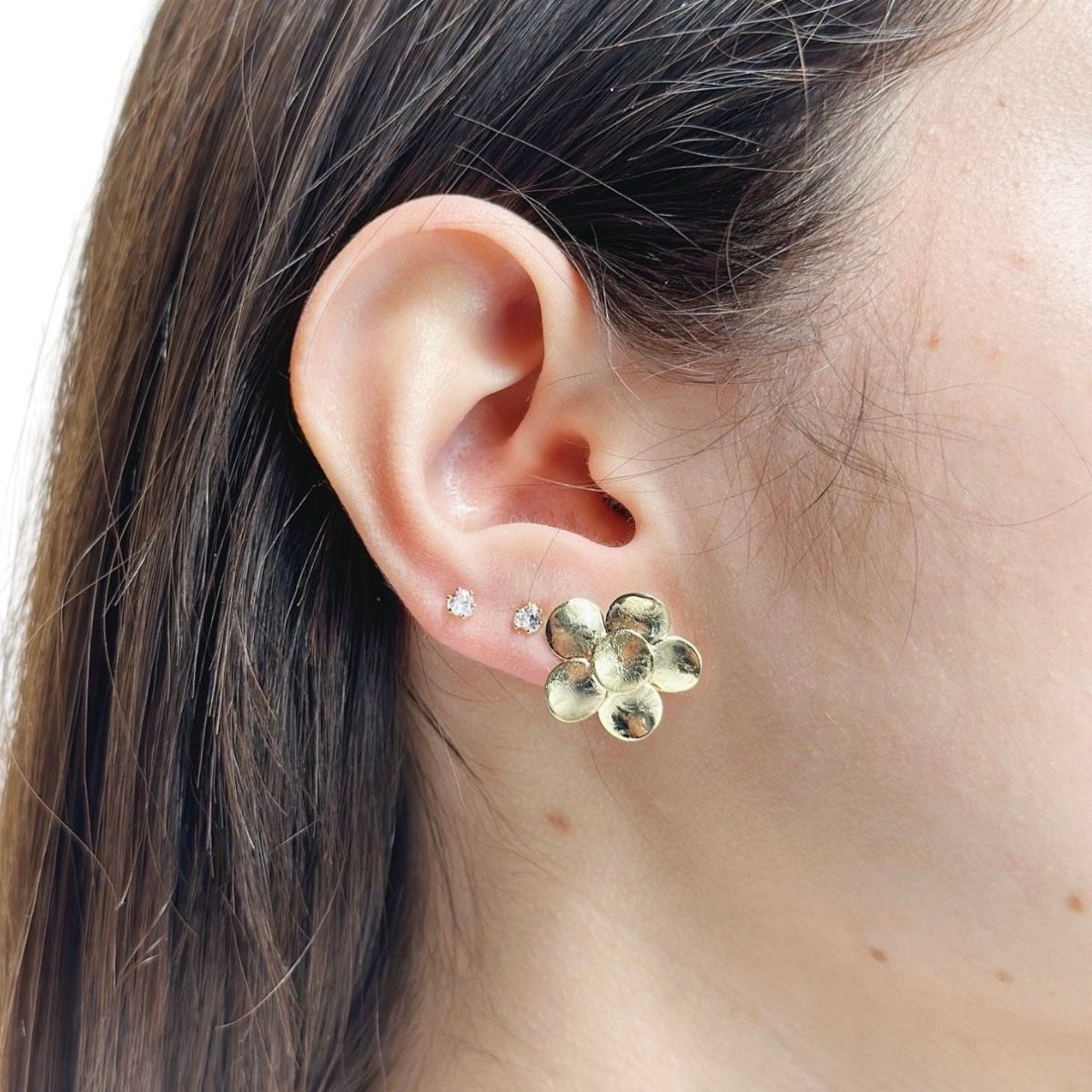 GENERICO - ARO BAÑO DE ORO FLOR 5 PÉTALOS