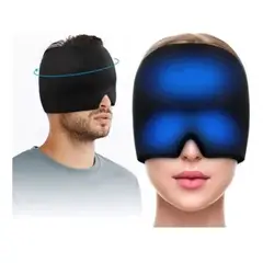 MUNDO MAGIA - Gorro De Gel Alivio De Migraña Terapia De Frío Dolor Cabeza-
