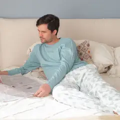 SIMPLY B - Pijama largo piñas hombre