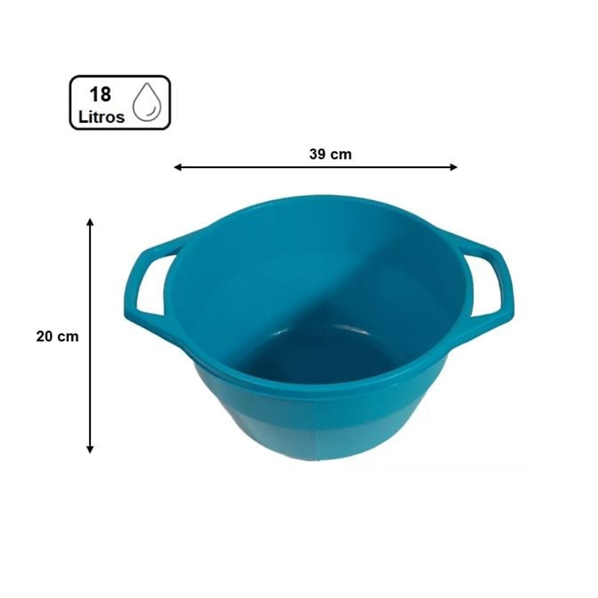 KENDY - Lavatorio Gamela Conica N°3 18lts Con Manilla