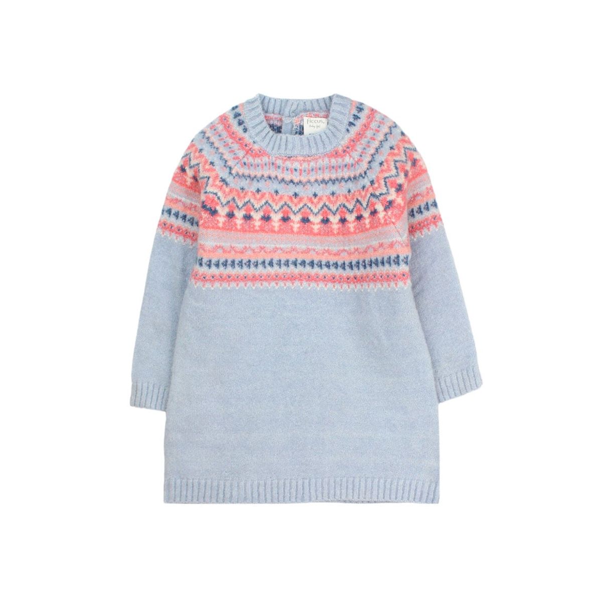 FICCUS - Vestido Bebé Niña Arctic Celeste