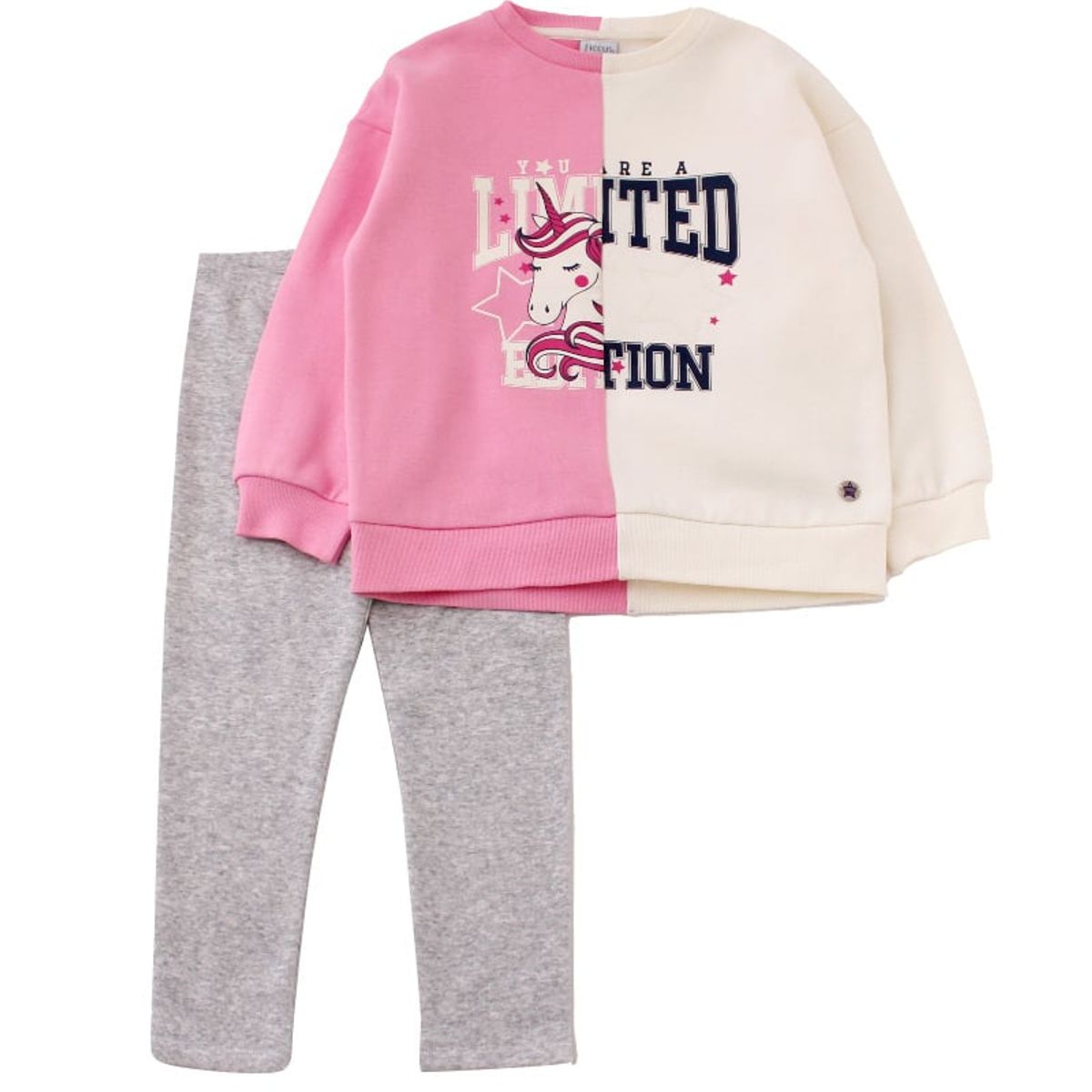 FICCUS - Conjunto Kids Niña Cosmic Gris
