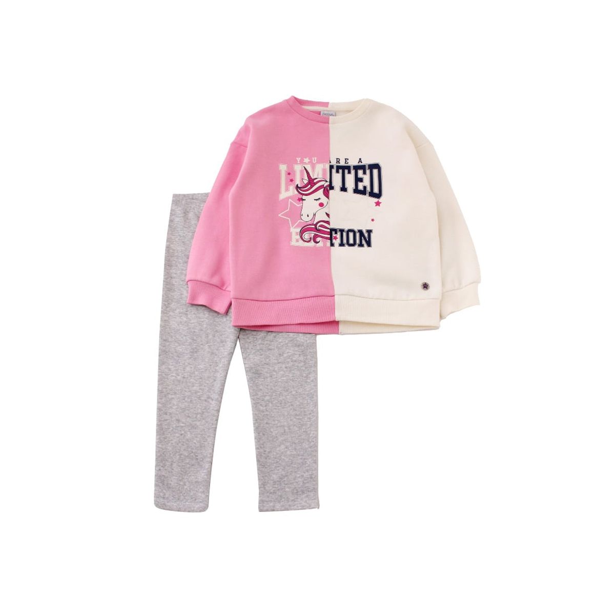 FICCUS - Conjunto Kids Niña Cosmic Gris