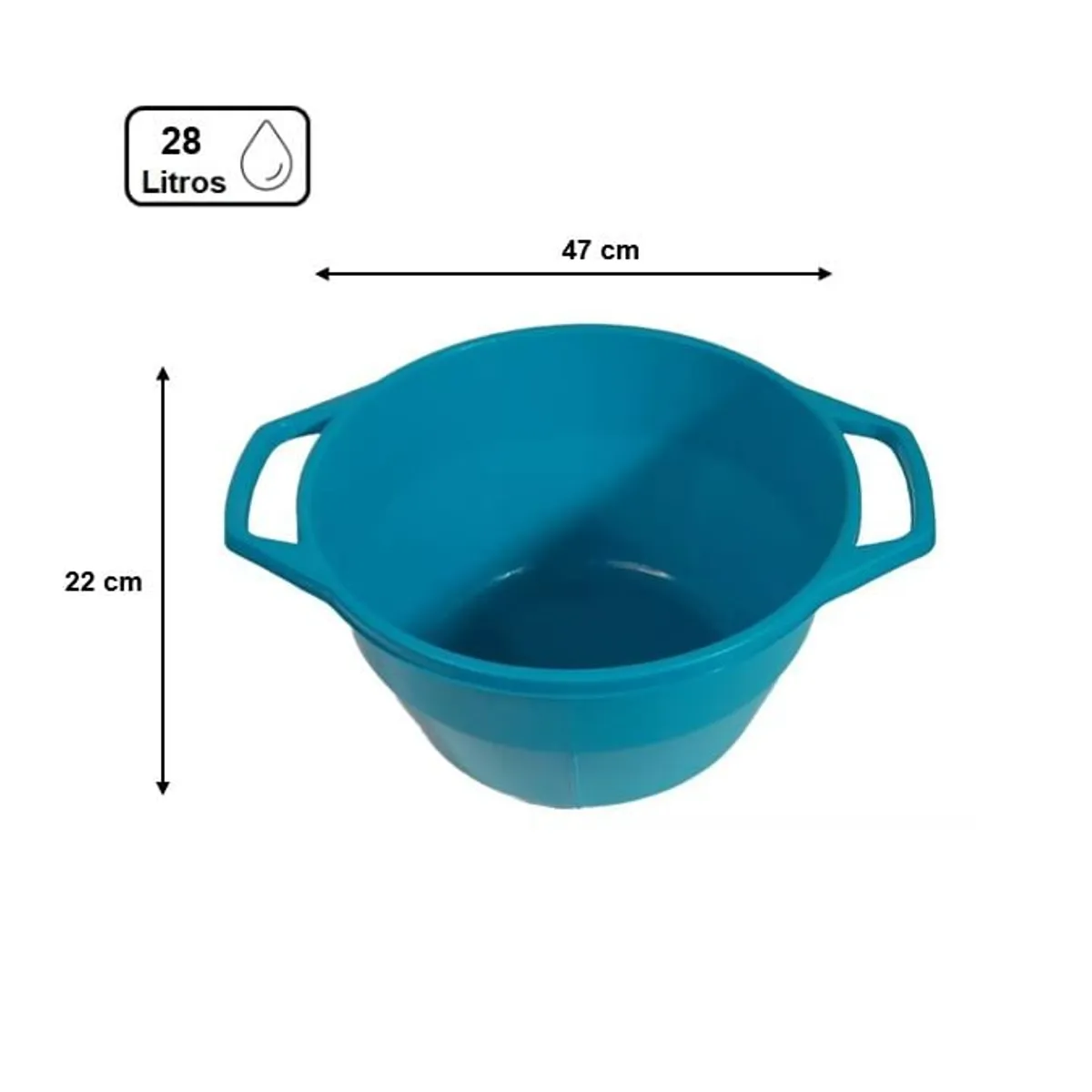 KENDY - Lavatorio Gamela Conica N°4 28lts Con Manilla