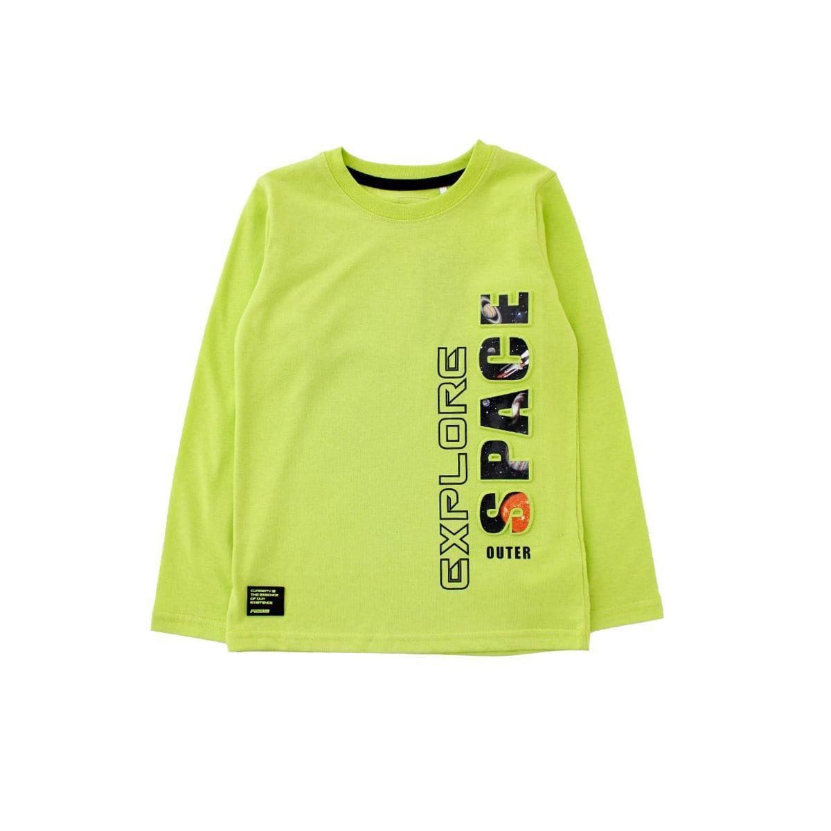 FICCUS - Polera Kids Niño Cosmic Verde Lima